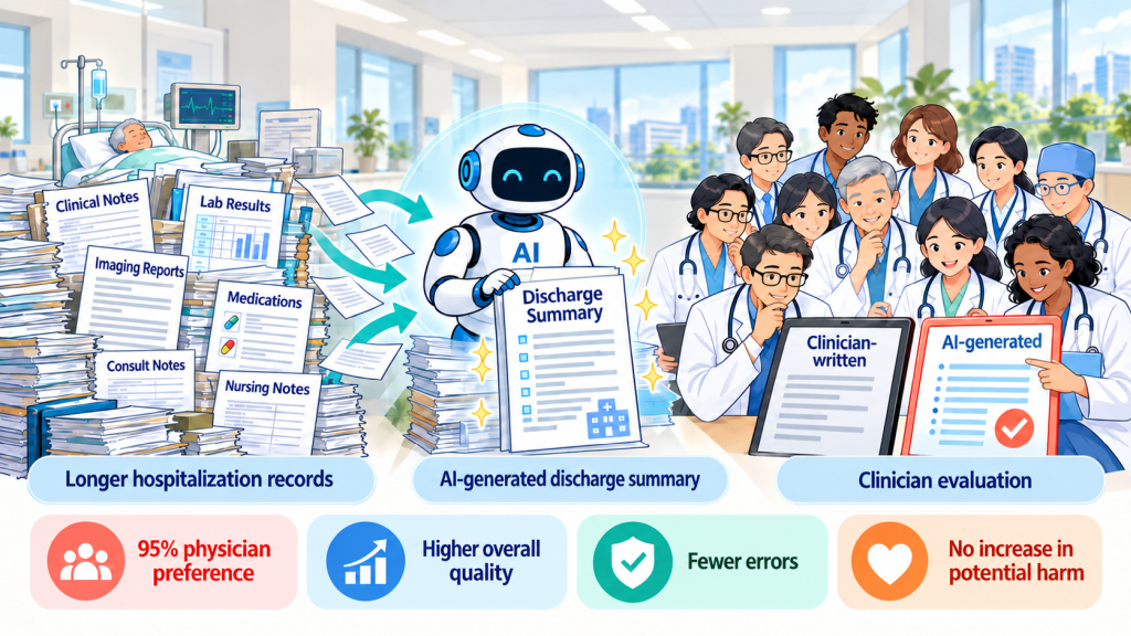 LLM-Generated Discharge Summaries for Longer Hospitalizations
