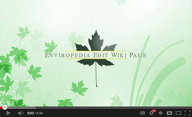 YouTube videos on how to use the Wiki