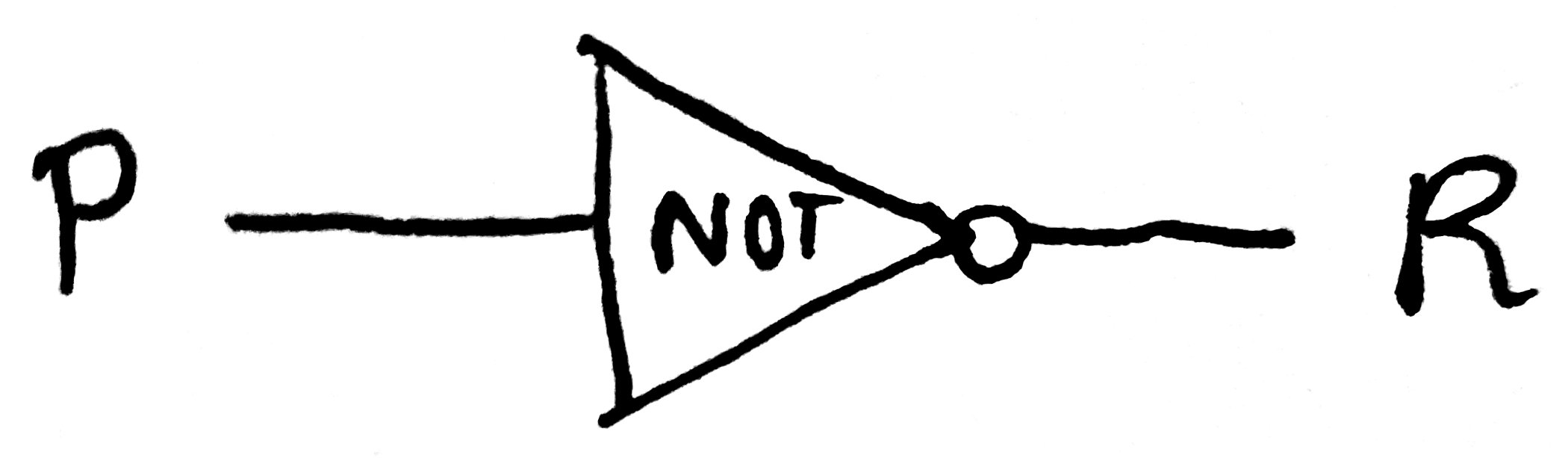 Logic not gate