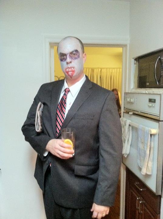 Me as a Wall Street Banker, Halloween 2011