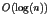 $O(\log (n))$