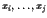 $x_{i}, \ldots, x_{j}$