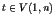 $ t \in V(1, n)$
