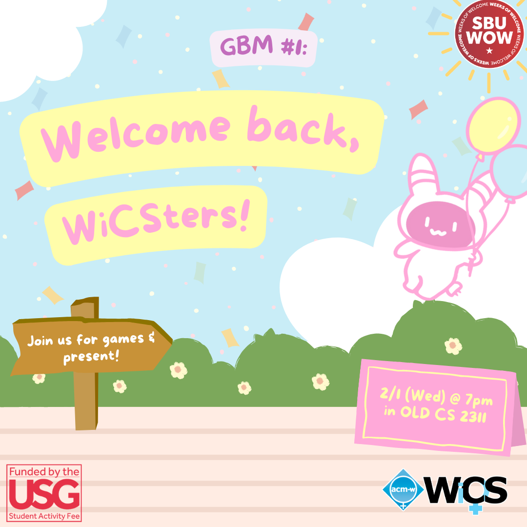 GBM#1:WelcomeBackWiCSters